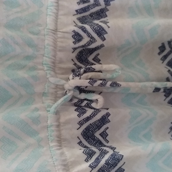 Cotton & Modal Geometric Pattern Sleeveless sz L - Picture 10 of 11